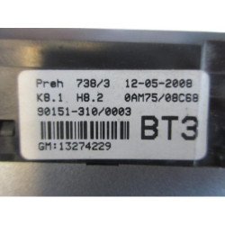 Commande Chauffage Opel Zafira B Phase 2